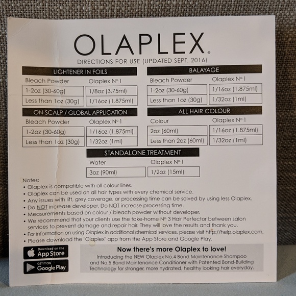 OLAPLEX Other 2 Olaplex Treatments Barcodes Shown For Authentic